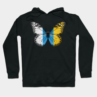 Canary Islander Flag  Butterfly - Gift for Canary Islander From Canary Islands Spain Hoodie